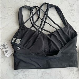 Not new with tags anymore! LULU LEMON SPORTS BRA GREY size 4